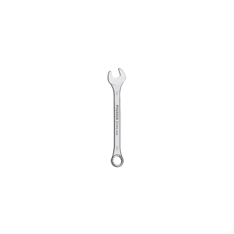Proxxon SlimLine Jeu de clés mixtes pour vis de taille impériale, 12 pièces