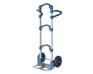 Fetra Alu-Kompaktkarre Wuppi mit Klappschaufel, Tragkraft 200 kg
