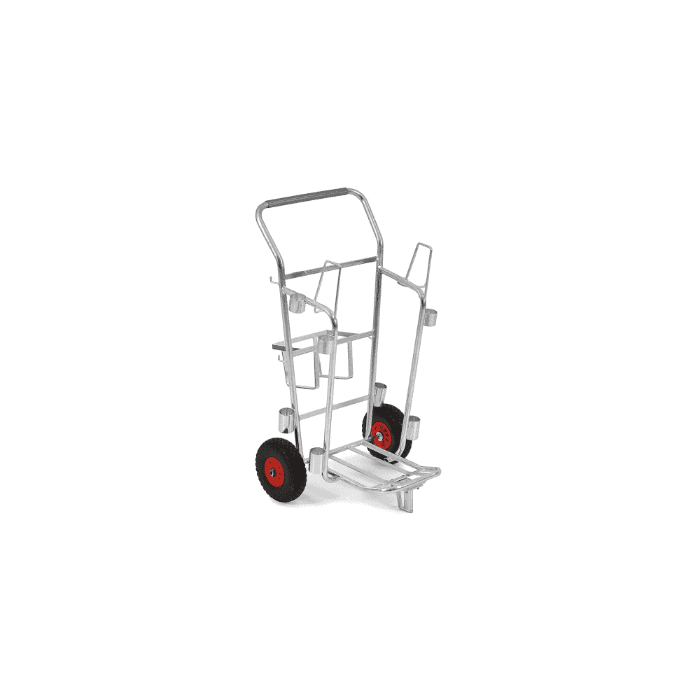 Chariot de nettoyage pour une manipulation facile des bacs - 120 litres
