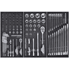 KRAFTWERK LT700 Chariot d'atelier, 5 tiroirs, BASIC, 151 pièces, outils inclus