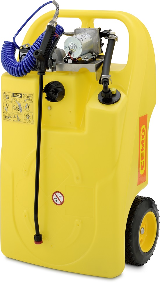 Sprüh-Caddy 60 l, mit Elektropumpe 12 V und Akku