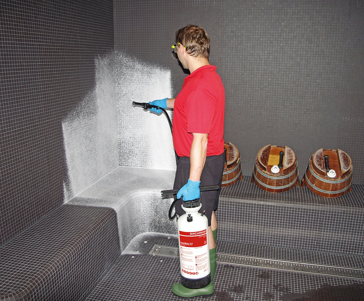 Birchmeier Appareil à mousse à accumulation de pression Foam-Matic 5 P, pour acides, capacité 5 l