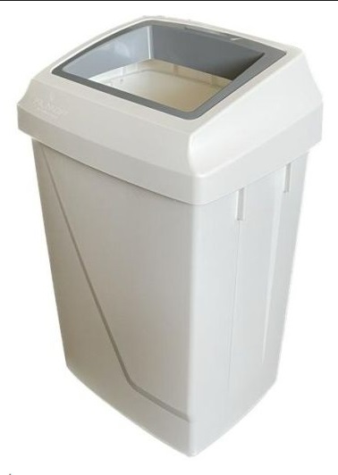 Couvercle en plastique, accessoire pour corbeille en plastique sans couvercle 50 l, en diverses couleurs