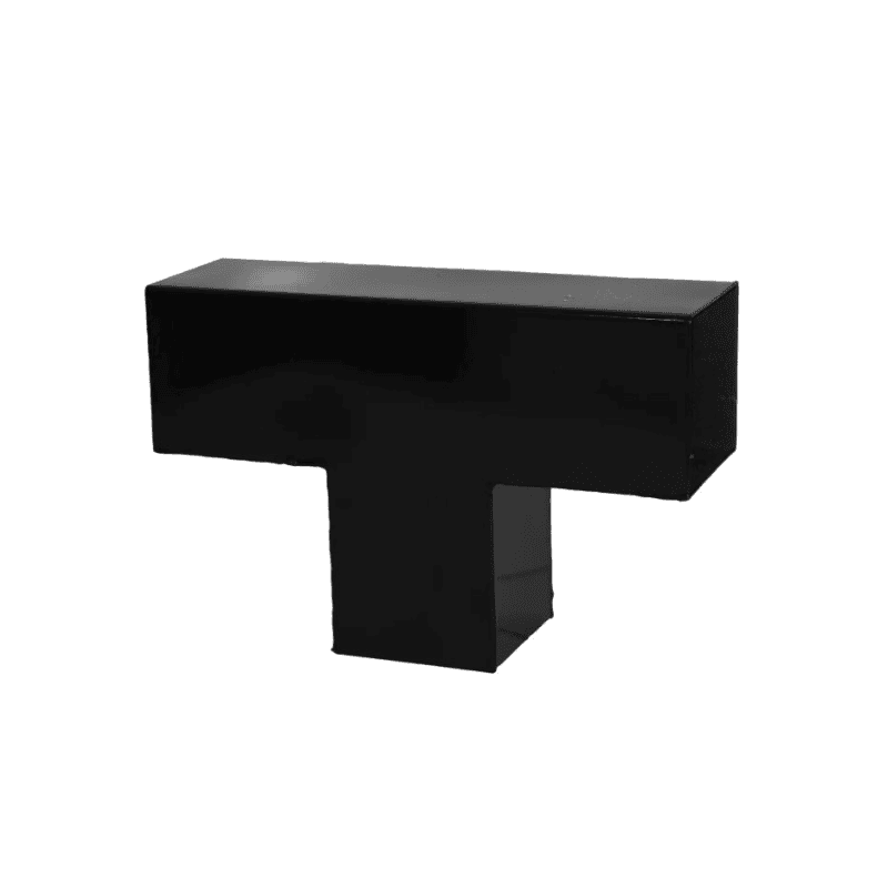 PLUS Pergola double, noir RAL 9005, modèle 2, L x P x H 4760 x 2380 x 2260 mm