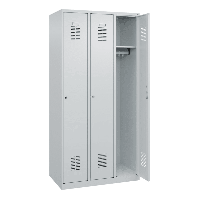 C+P Vestiaire Basis PLUS, en acier, h x l x p 1850 x 900 x 500 mm, en diverses versions