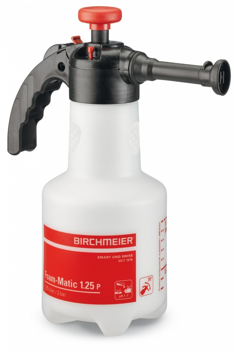 Birchmeier Druckspeicher-Schaumgerät Foam-Matic 1.25 P / 75° für Säuren, Füllmenge 1.25 l