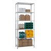 Schulte Rayonnage à tablettes MULTIplus150 avec renforts d'angle, utilisable des deux côtés, différents modèles disponibles