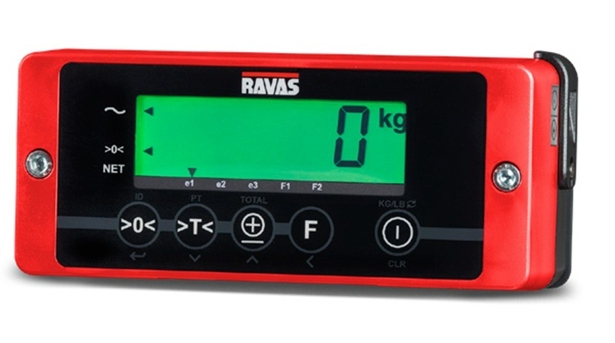 RAVAS iCP-32 Gabelträgerplattenwaage für Gabelstapler, Tragkraft 2'500–5'000 kg