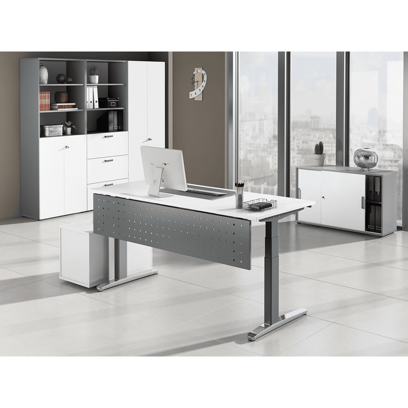 Sichtblende SmartOffice für Eckschreibtische, in diversen Ausführungen