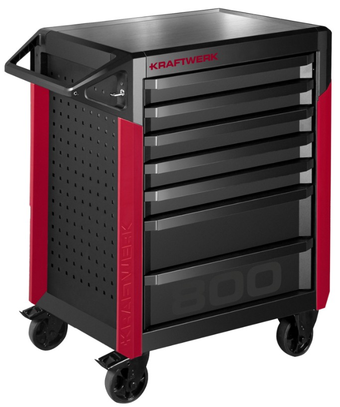 KRAFTWERK PRO LINE Werkstattwagen PT800 7 Schubladen 143-teilig, BxTxH 800 x 479 x 1000 mm