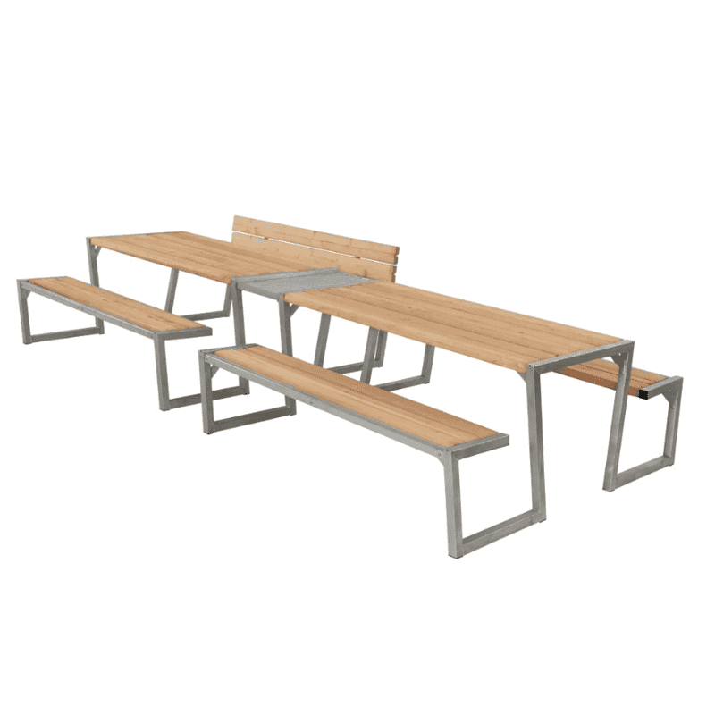 PLUS Mobilier de jardin modulable Zigma, disponible en plusieurs modèles