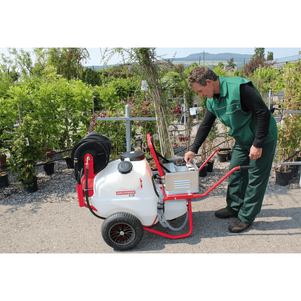 Birchmeier Akku-Schubkarren-Sprühgerät A 130 AC, Füllmenge 130 l, 18 V in drei Ausführungen