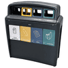 Poubelle Système de tri des déchets en plastique, 956 x 430 x 1074 mm