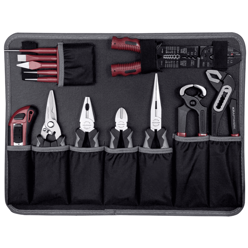 KRAFTWERK BASIC-Werkzeugkoffer, inkl. Werkzeug, B147, 1/4"+1/2", 158-teilig