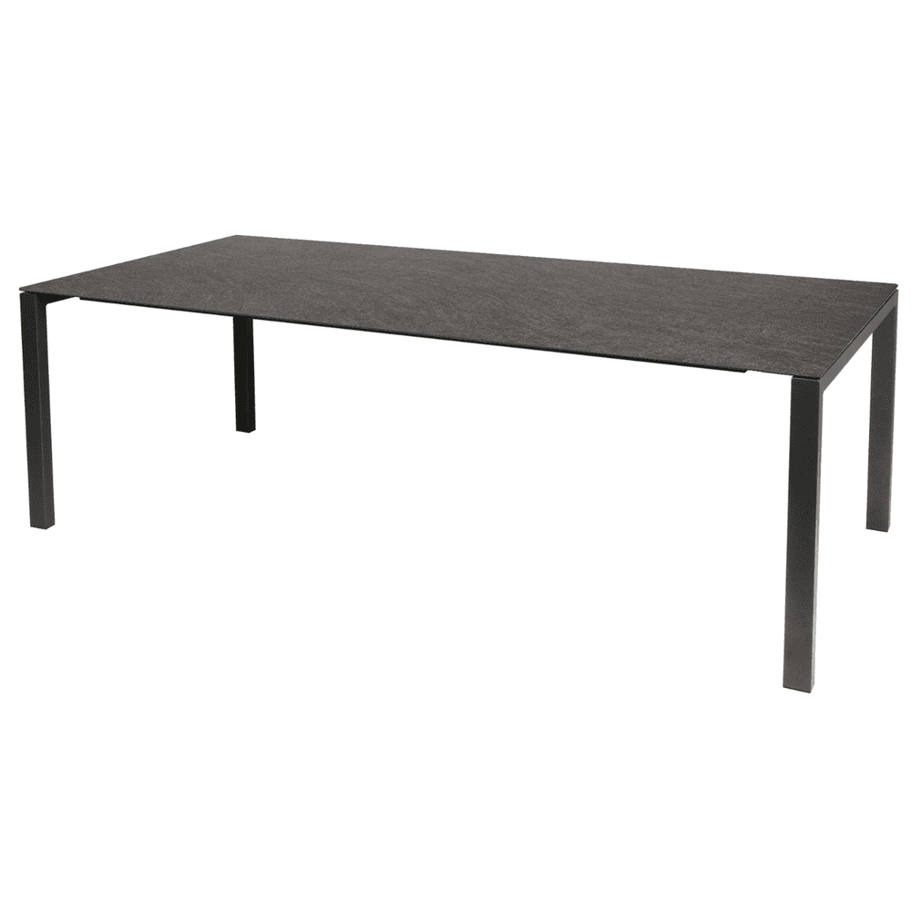 Schaffner Table de jardin LUZERN, extensible, plateau en fibre de verre, disponible en plusieurs versions