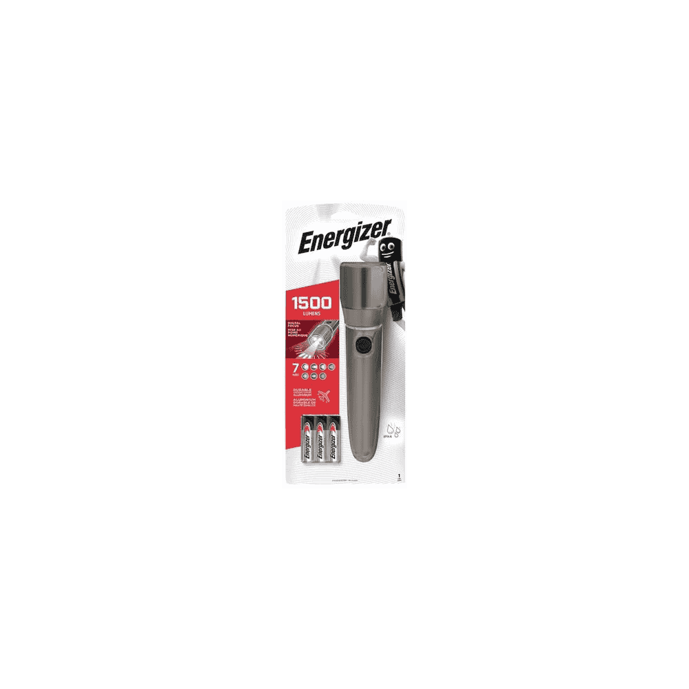 Taschenlampe Energizer Vision Metal 6AA, LED, Betriebszeit 4 h, Batteriebetrieben