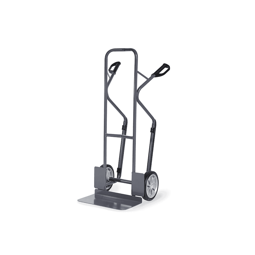 Fetra ESD-Stapelkarre mit Stahlblechschaufel, Höhe 1300 mm
