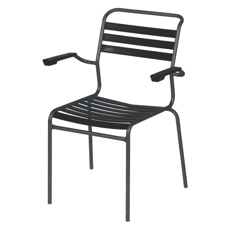 Schaffner Chaise de jardin de jardin SÄNTIS, revêtement par poudre, en diverses exécutions