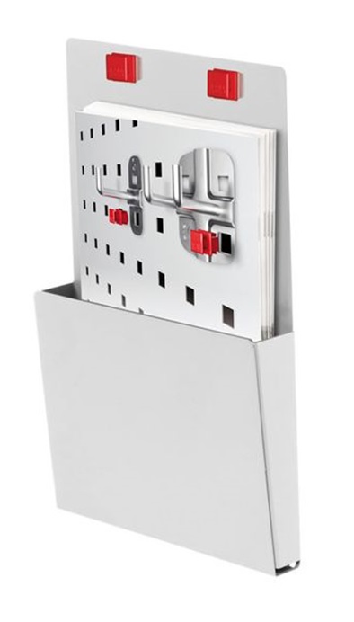 Bedrunka+Hirth Porte-brochures DIN A5, couleur alu