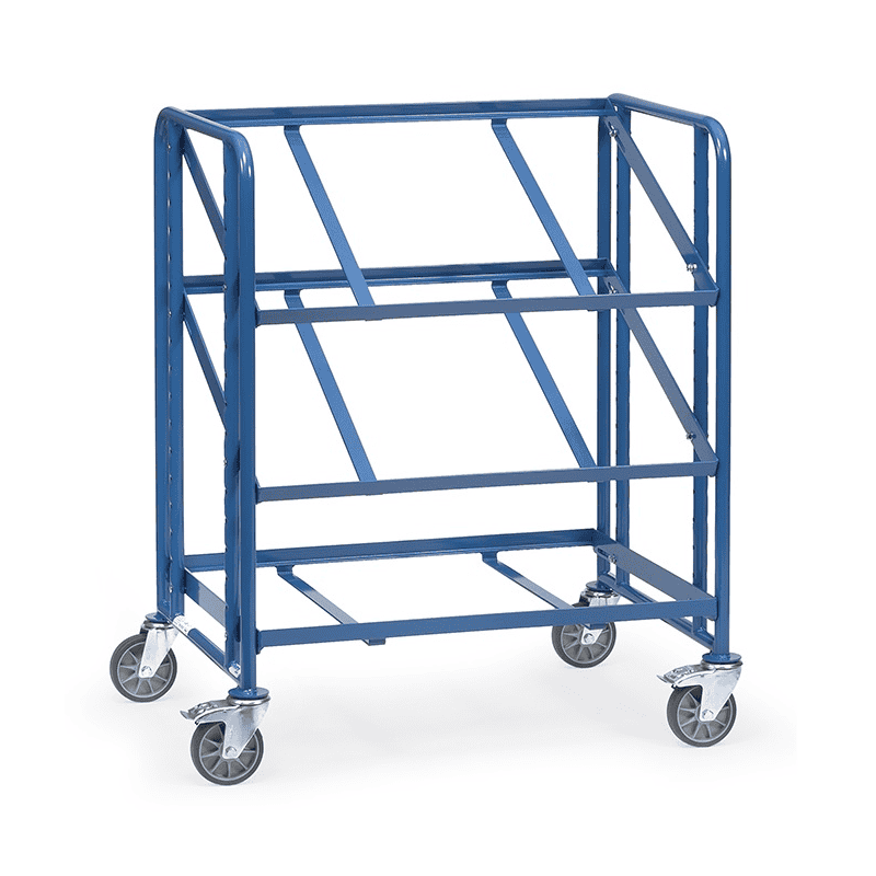 Fetra Chariot pour bacs européens, l x h 666 x 1101 mm, en 2 tailles