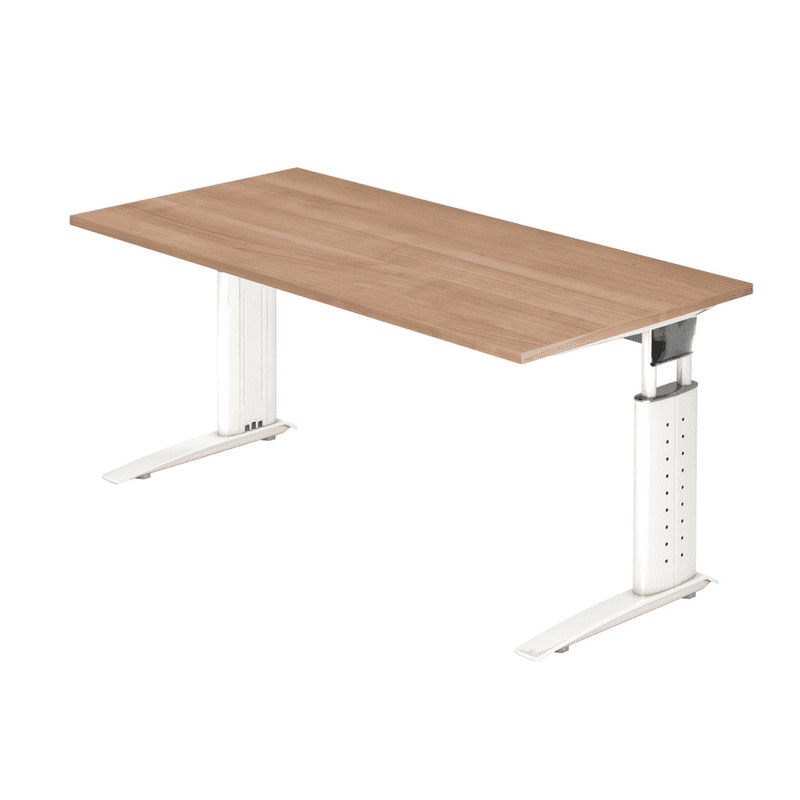 Table de bureau Glarus, réglable en hauteur mécaniquement, en divers modèles