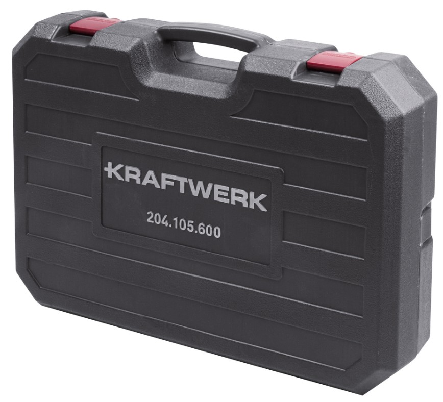 KRAFTWERK BASIC LINE Werkzeugkoffer, Steckschlüssel-Satz 1/4" + 1/2", inkl. Werkzeug, 115-teilig