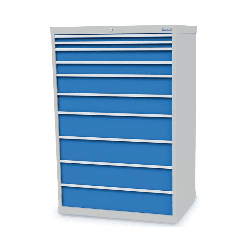 Bedrunka+Hirth Armoire à tiroirs, profondeur 736 mm, R 36-24, nombre de tiroirs 10