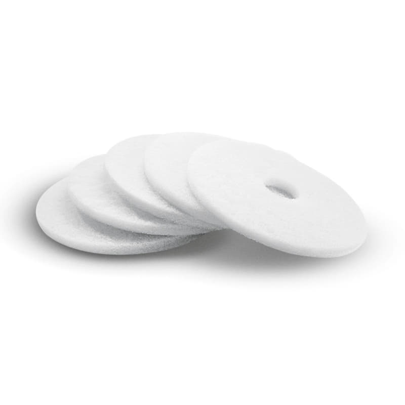 Kärcher Pad, weich, weiss, 508 mm, 5 Stück