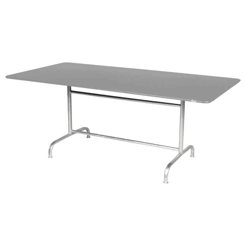 Schaffner Table métallique Rigi avec plateau en acier rabattable, en divers modèles