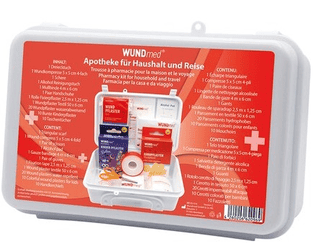 Premiers secours à domicile et en voyage, WUNDmed, 05-016, 48 pièces