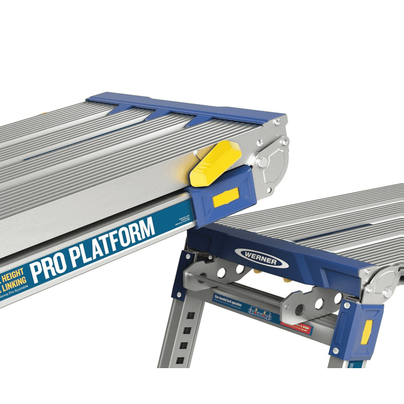 Pro Arbeitsplattform aus Aluminium, klappbar, Tragfähigkeit 150 kg