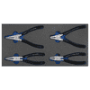 Jeu d'outils, jeu de pinces à circlips 4 pièces