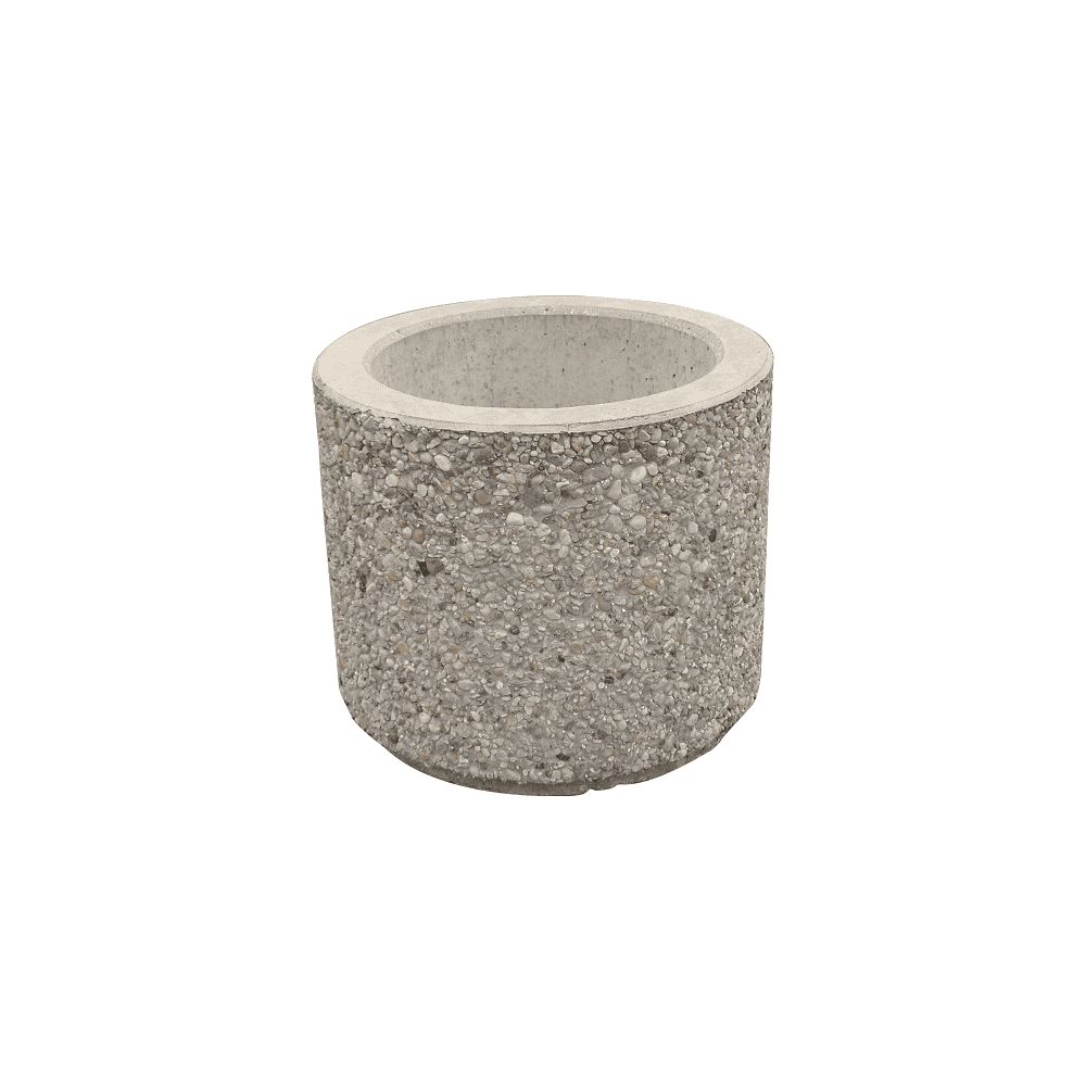 Beton Blumenkasten rund