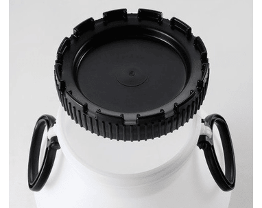 Weithalskanister aus HDPE, weiss, in diversen Ausführungen