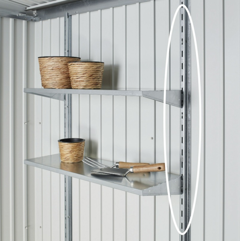 Biohort Regalsteher für Gerätehaus Europa und Geräteschrank, 2 Stk.