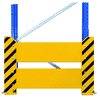 Schulte Rammschutz-Set, gelb/schwarz, in diversen Ausführungen