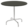 Schaffner Table de jardin ronde Rigi, résistante aux intempéries, rabattable et stable, en diverses exécutions