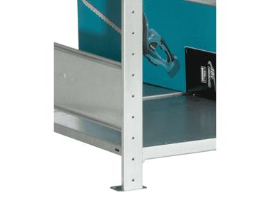 Schulte pied de serrage simple MULTIplus, galvanisé