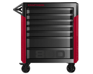 KRAFTWERK Chariot d'atelier PRO LINE PT800, vide, L x P x H 800 x 479 x 1000 mm, disponible en 2 versions