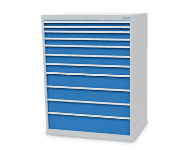 Bedrunka+Hirth Schubladenschrank, Tiefe 736 mm, R 36-24, Schubladenanzahl 11