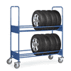 Reifenwagen mit 2 Ladeflächen, Tragkraft 250 kg