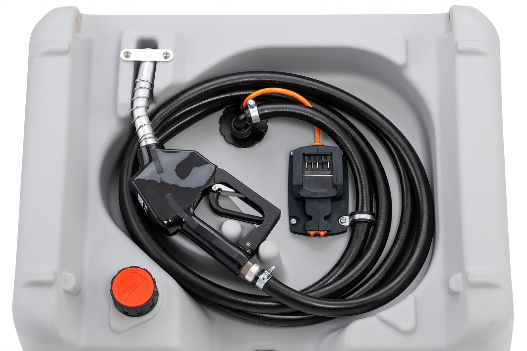 Dieseltankanlage DT-Mobil Easy mit CAS-Akkusystem, mobile Tankanlage für Diesel, komplett mit Pumpe