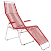 Schaffner Chaise longue spaghetti BRISSAGO, patins avec accoudoirs, empilable