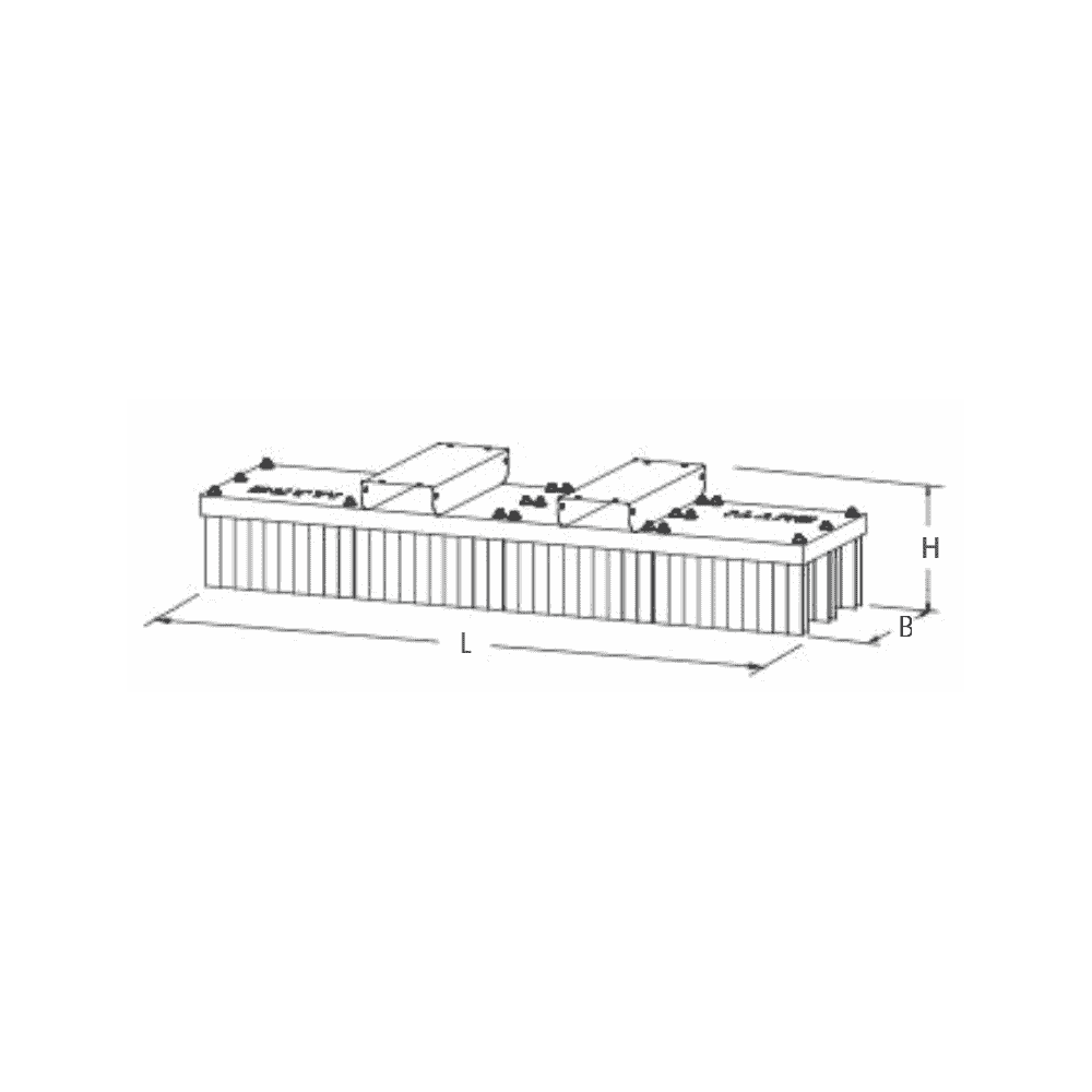 Balai pour chariot élévateur ECO UNIVERSAL BROOM, RAL 6029 vert, en diverses versions