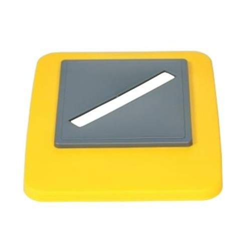 FLEXI Ouverture rectangulaire pour poubelle, ouverture rectangulaire, gris