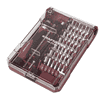 KRAFTWERK Präzisions-Schraubendreher-Set 1/4", 45-teilig, für Feinmechanik und Elektronik