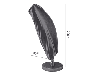Platinum AeroCover Freiarmsonnenschirm Schutzhülle, Höhe 2500 mm, Durchmesser 850 mm