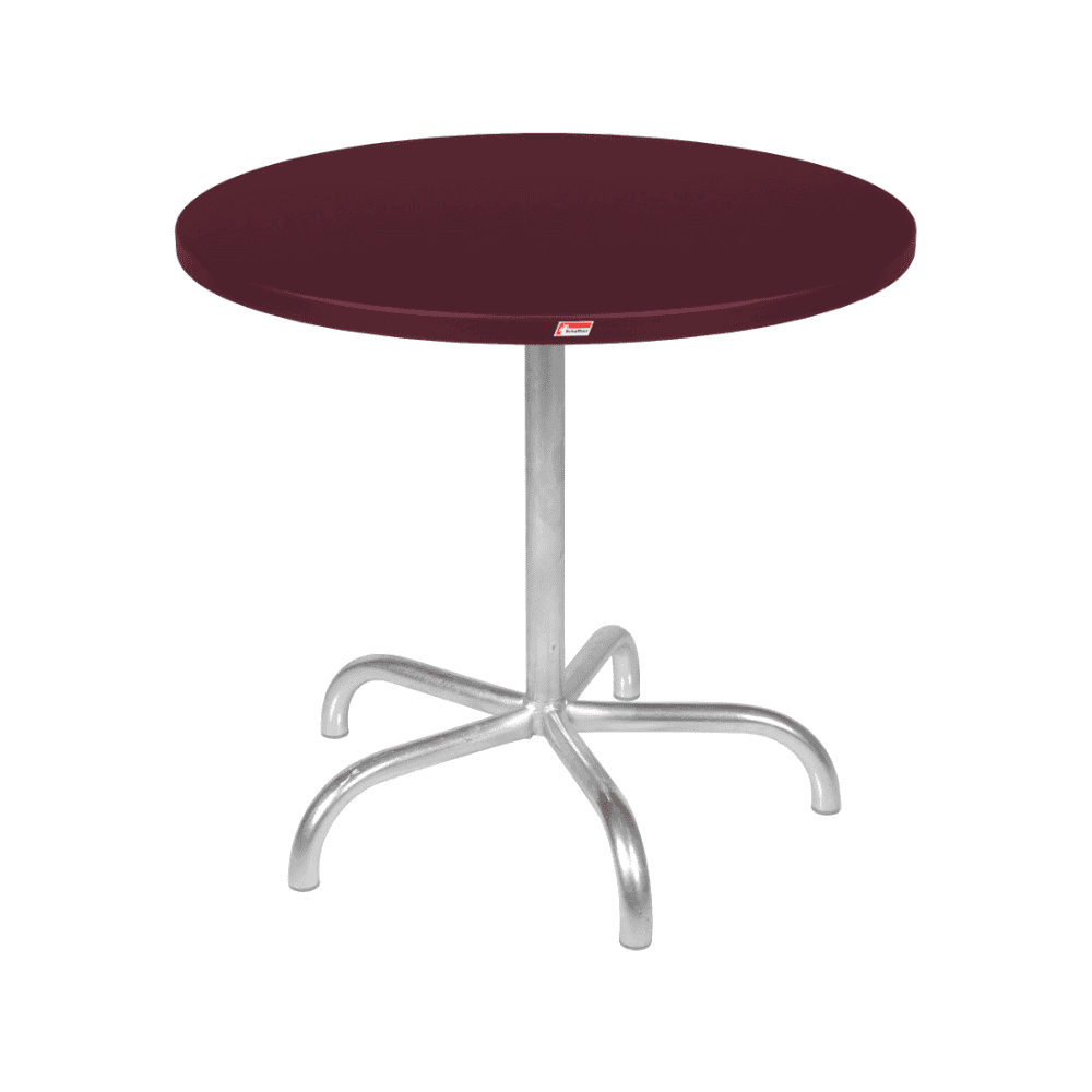 Schaffner table de jardin ronde Säntis, Ø 800 mm, en diverses couleurs