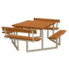 PLUS Twist Ensembles de mobilier de jardin, disponibles en plusieurs modèles