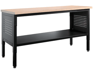 KRAFTWERK MOBILIO MODULAR Werkbank mit Ablageboden, höhenverstellbar, BxTxH 1829 x 610 x 760 mm